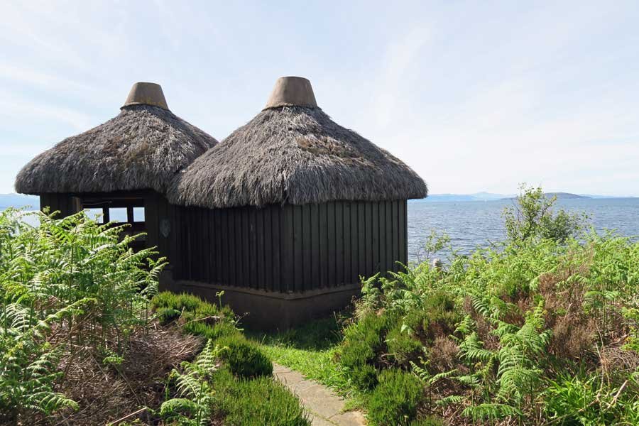 The wildlife hide on Eilean Bàn