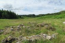 One of the ruined houses at High Mingarry