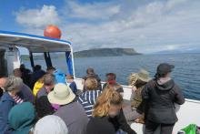 Aboard The MV Shearwater on the way to The Small Isles
