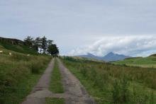 Heading out on the road to Gallanach Bay